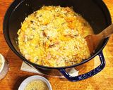 STAUB☆玄米のパンプキンリゾット作り方9写真