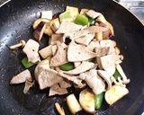 夏野菜と小エビとレバーの中華ポン酢炒め作り方5写真