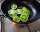 最速の青いトマトのオリーブ油焼き作り方10写真