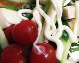 高野豆腐と夏野菜のサラダ作り方5写真