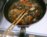 小松菜と しめじ エリンギの胡麻油炒め！作り方6写真