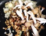 干し椎茸で作るキノコチーズリゾット作り方2写真