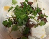 パクチーくずし冷奴作り方3写真