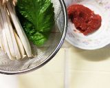豚エリ梅シソ巻き焼き作り方1写真