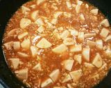 低脂肪 鶏挽き肉で麻婆豆腐作り方6写真
