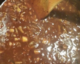 たっぷりキノコと挽き肉のキーマ風カレー作り方5写真