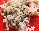 離乳食　そら豆とちりめんのパスタ作り方1写真