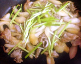 大量消費！セロリと豚のシャキシャキ炒め作り方2写真