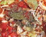 栄養豊富なシーフードのミネストローネ作り方5写真