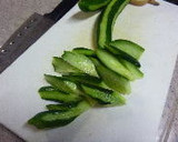 さっぱり♬♪　キュウリと生姜の和え物作り方1写真