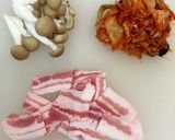 ピリ辛クリーミー♡豚キムチクリームパスタ作り方1写真