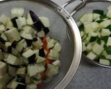 ジュレとキャビアのせ夏野菜のラタトゥイユ作り方1写真