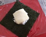カリフォルニアロール❓^^; おにぎらず作り方3写真