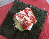 カリフォルニアロール❓^^; おにぎらず作り方5写真