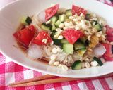 塩レモンでサッパリ！簡単★夏野菜お素麺作り方6写真