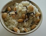大豆ご飯とチクワサーモンマヨのおにぎらず作り方1写真