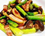 コストコ アスパラと椎茸のバターソテー作り方6写真