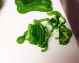 【常備菜】ピーマンのかつお節炒め風。作り方1写真