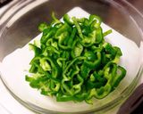 【常備菜】ピーマンのかつお節炒め風。作り方3写真