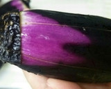 つるっと簡単♪焼きナスのむきかた作り方1写真