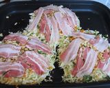 ホットプレートで広島風！お好み焼き作り方7写真