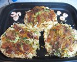 ホットプレートで広島風！お好み焼き作り方11写真