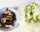 あっさり☆簡単☆胡瓜・椎茸の副菜作り方1写真