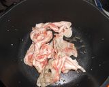 千切り生大根と豚ばら薄切り肉のさっと煮作り方2写真