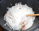 千切り生大根と豚ばら薄切り肉のさっと煮作り方3写真