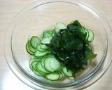 ポン酢できゅうりの酢の物作り方1写真