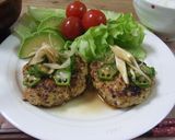美肌☆豆腐のハンバーグ　パプリカソース作り方5写真