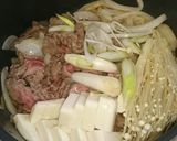 割下簡単！あるものですき焼き丼作り方4写真