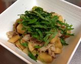 筍と舞茸の煮物♡大葉たっぷりのせ♪作り方2写真