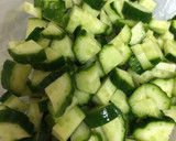 さっぱり☆刻み野菜の浅漬けasだし茶漬け作り方2写真