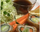 簡単白ネギとシソの豚肉巻き作り方8写真