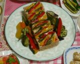 鶏ひき肉と白菜のレンジ蒸し作り方9写真