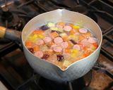 塩糀でカラフルスープ☆夏野菜を食す！作り方3写真