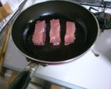 簡単　マグロステーキ　ケチャと　ソースで作り方2写真