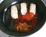簡単　マグロステーキ　ケチャと　ソースで作り方5写真