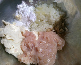 簡単和風　大葉　おろしの　豆腐ハンバーグ作り方3写真