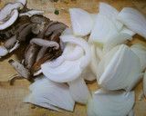簡単さっぱり　玉ねぎと　椎茸の　お吸い物作り方1写真
