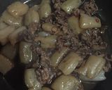 ピリ辛☆蒟蒻と牛肉の甘辛炒め煮作り方5写真