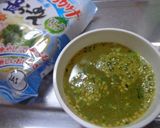 簡単さっぱり♪明太青しそ冷やしらーめん作り方2写真