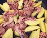 じゃがいもと豚肉のオイスターバター炒め作り方5写真