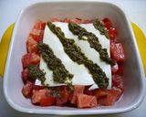 簡単！サーモンのホットカプレーゼ作り方2写真