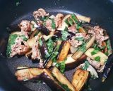 ～大葉香る～茄子と豚肉のポン酢炒め作り方5写真