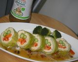 節約レシピ♪鶏むね肉で春野菜のサラダ作り方7写真