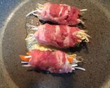 お弁当用に…豚こま肉でスタミナ野菜ロール作り方4写真