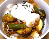 簡単！ 鯖缶と茄子のまぜまぜカレー丼作り方5写真