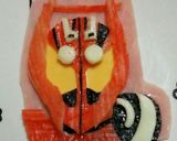 キャラ弁 仮面ライダードライブ タイプＴ作り方7写真